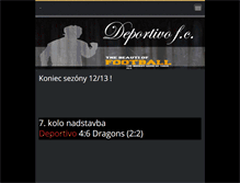 Tablet Screenshot of deporfc.webnode.sk