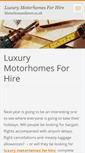 Mobile Screenshot of luxurymotorhomesforhire.webnode.com