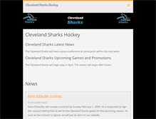 Tablet Screenshot of clevelandsharks.webnode.com