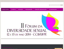 Tablet Screenshot of diversidadesexualccb.webnode.com