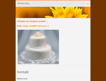 Tablet Screenshot of marika-torty.webnode.sk