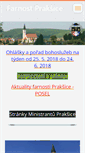 Mobile Screenshot of farnostpraksice.webnode.cz