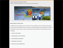 Tablet Screenshot of clasescaq.webnode.es