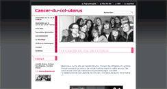 Desktop Screenshot of cancer-du-col-uterus.webnode.com