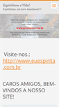 Mobile Screenshot of euespirita.webnode.com.br