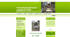 Desktop Screenshot of hracholusky-chata.webnode.cz