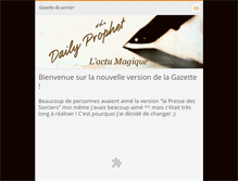 Tablet Screenshot of gazettedusorcier.webnode.com