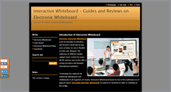 Desktop Screenshot of interactivewhiteboards.webnode.com