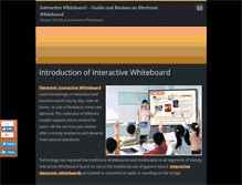 Tablet Screenshot of interactivewhiteboards.webnode.com