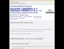 Tablet Screenshot of officinasagazio.webnode.it