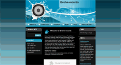 Desktop Screenshot of evolve-records.webnode.com