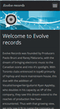 Mobile Screenshot of evolve-records.webnode.com