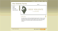Desktop Screenshot of deovolentefarms.webnode.com