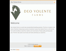 Tablet Screenshot of deovolentefarms.webnode.com