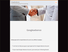 Tablet Screenshot of googleadsence.webnode.com