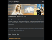 Tablet Screenshot of paroquiansfatima-vilaluizao.webnode.com.br
