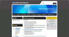 Desktop Screenshot of anhydritovepodlahy.webnode.cz