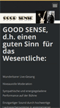 Mobile Screenshot of goodsense.webnode.com