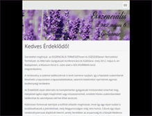 Tablet Screenshot of esszencalis.webnode.hu