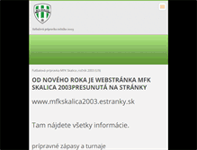 Tablet Screenshot of mfkskalicau9.webnode.sk