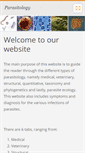Mobile Screenshot of parasitology.webnode.com