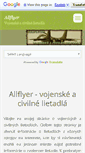 Mobile Screenshot of allflyer.webnode.sk
