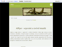 Tablet Screenshot of allflyer.webnode.sk