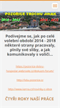 Mobile Screenshot of pozorice-trochu-jinak.webnode.cz