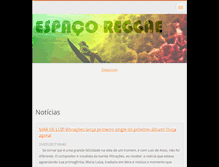 Tablet Screenshot of espacoreggae.webnode.com.br