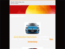 Tablet Screenshot of mazdavehicles.webnode.com
