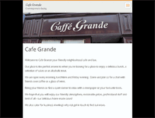 Tablet Screenshot of cafegrande.webnode.com