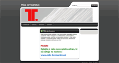Desktop Screenshot of mikskovinarstvo.webnode.com