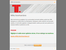 Tablet Screenshot of mikskovinarstvo.webnode.com