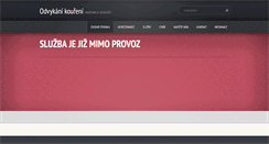 Desktop Screenshot of odvykanikoureni.webnode.cz