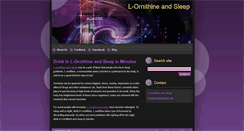 Desktop Screenshot of l-ornithineandsleep.webnode.com