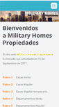 Mobile Screenshot of militaryhomespropiedades.webnode.com.ar