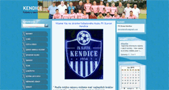 Desktop Screenshot of fkslovan-kendice.webnode.sk