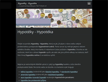 Tablet Screenshot of hypoteky-hypoteka.webnode.cz
