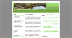 Desktop Screenshot of prirodni-jezero-biotop-biojezero.webnode.cz