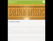 Tablet Screenshot of kapeladrinkmusic.webnode.cz