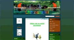Desktop Screenshot of chovpapousku.webnode.cz