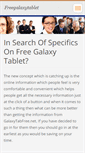 Mobile Screenshot of freegalaxytablet.webnode.com