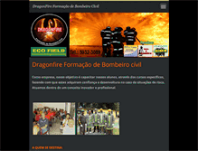 Tablet Screenshot of dragonfiretreinamentos.webnode.com.br