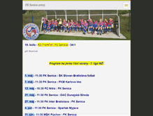 Tablet Screenshot of fksenica2005.webnode.sk