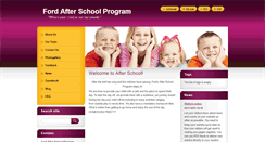 Desktop Screenshot of fordafterschoolprogram.webnode.com