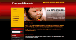 Desktop Screenshot of programaodespertar.webnode.com.br