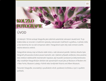 Tablet Screenshot of kouzlo-fotografie.webnode.cz