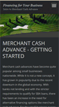 Mobile Screenshot of merchantcashadvance411.webnode.com