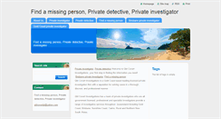 Desktop Screenshot of privatedetective1.webnode.com