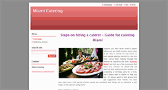 Desktop Screenshot of miamicateringinfo.webnode.com